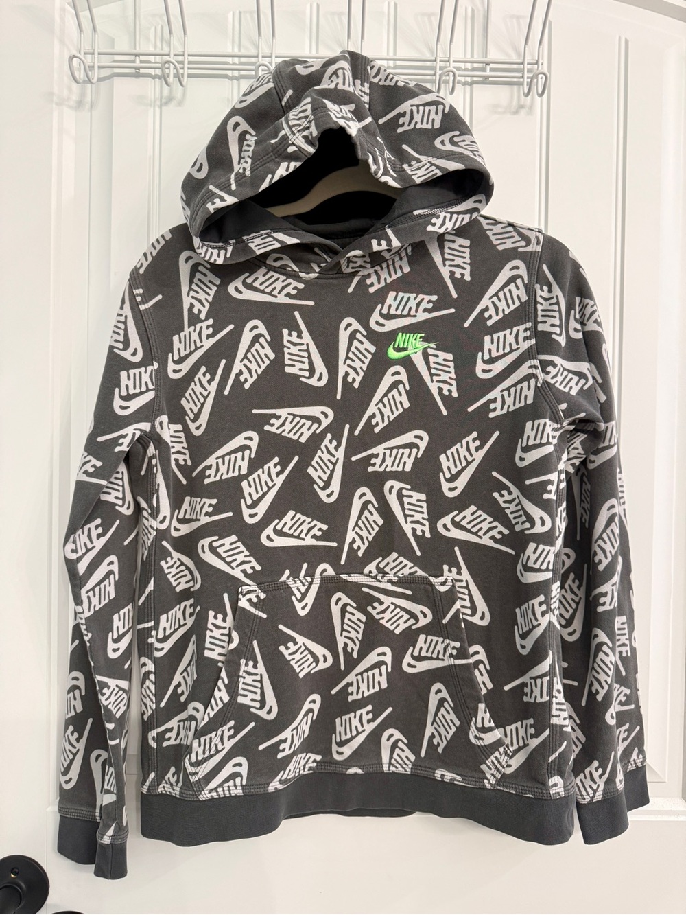 Nike size youth XL hooded sweatshirt.